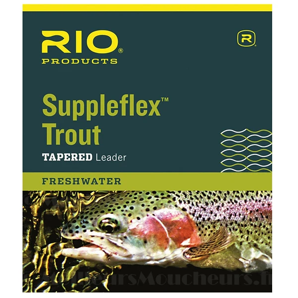 Bas de ligne RIO suppleflex trout 3m60 (12ft)