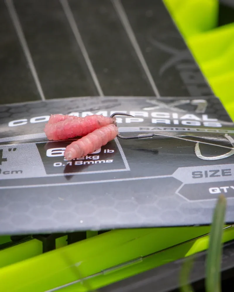X1 Commercial Carp Rigs 4" Barbless – 10 cm Onderlijnen zonder Weerhaak (8 stuks)