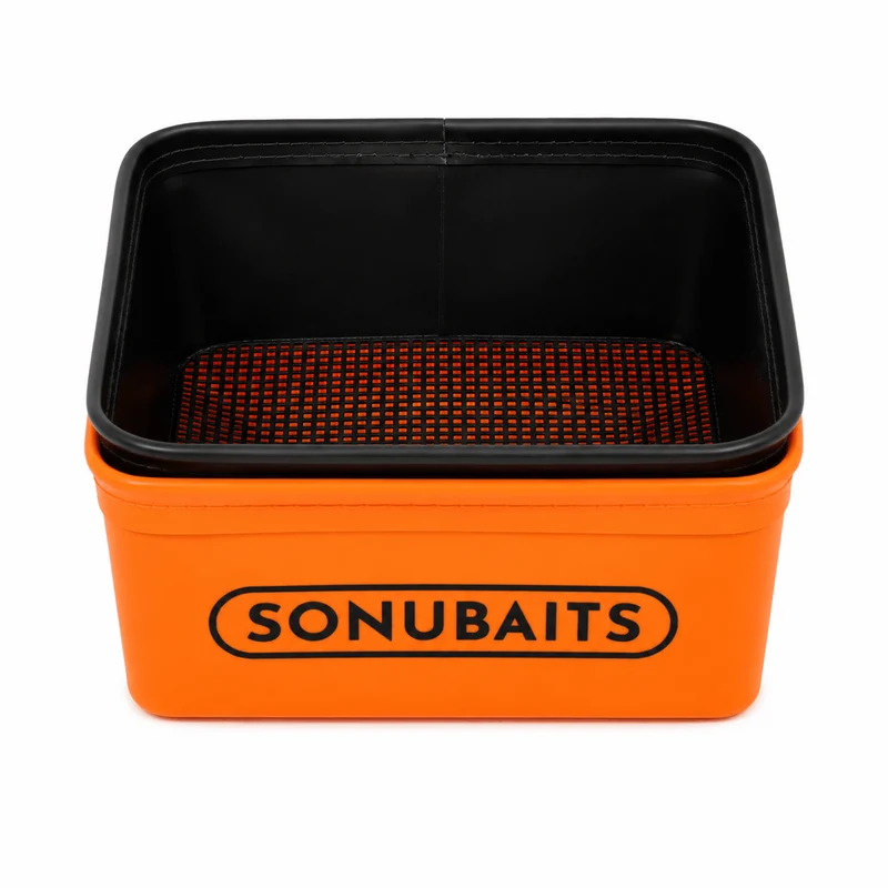 EVA Bait Tub & Strainer Set – Set van Aasbak en Zeef