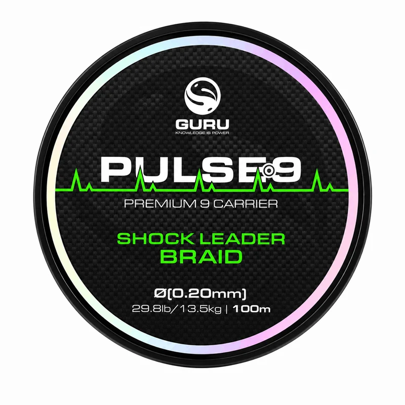 PULSE 9 BRAID SHOCK LEADER 0.20mm - 100m – Gevlochten Voorslaglijn
