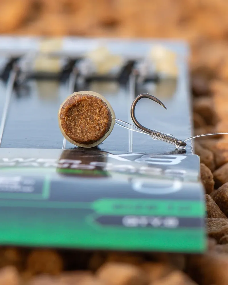 X8 X-Power Carp Band Rigs 4" Barbless – 10 cm Onderlijnen met Bait Band en Zonder Weerhaak (8 stuks)