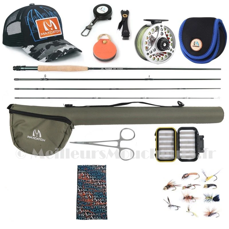 COMBO/KIT MAXCATCH EXTREME 9' #5 IM7 ECO ALU