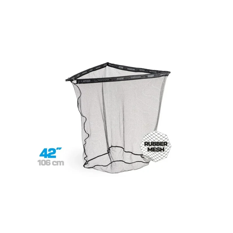 Épuisette Zfish Rubber Core 42" avec V et Fourreau