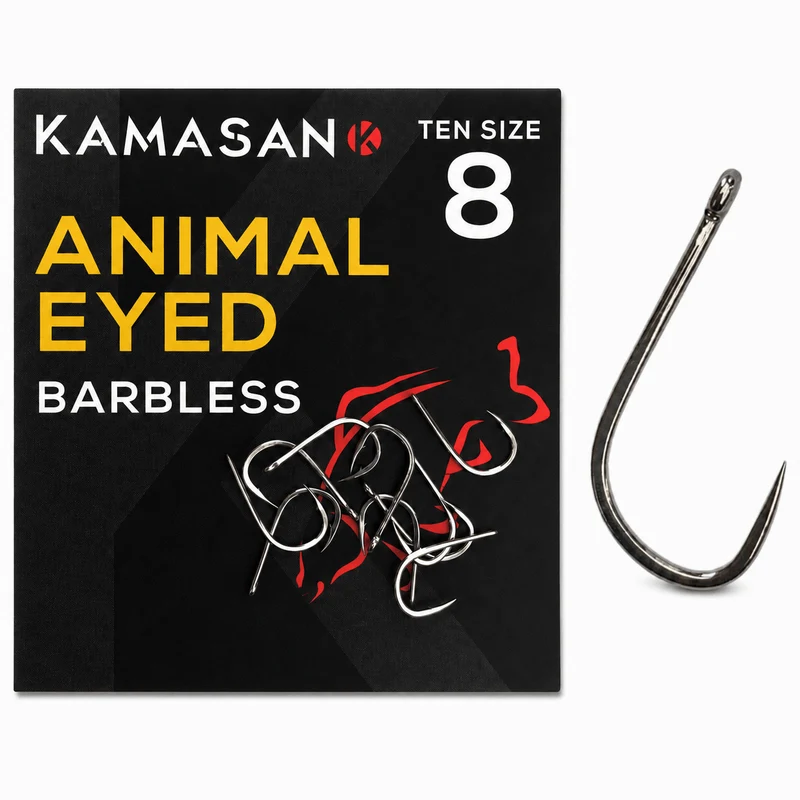 Animal Eyed Barbless – Haak met Oog en zonder Weerhaak - 🎁