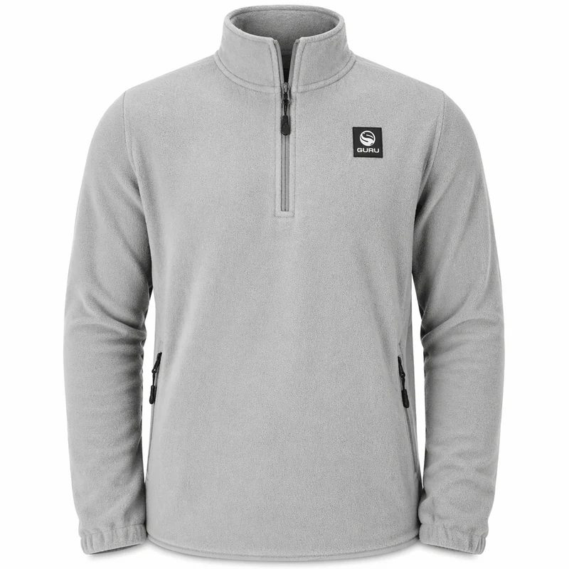 Zip Fleece Grey – Fleecetrui