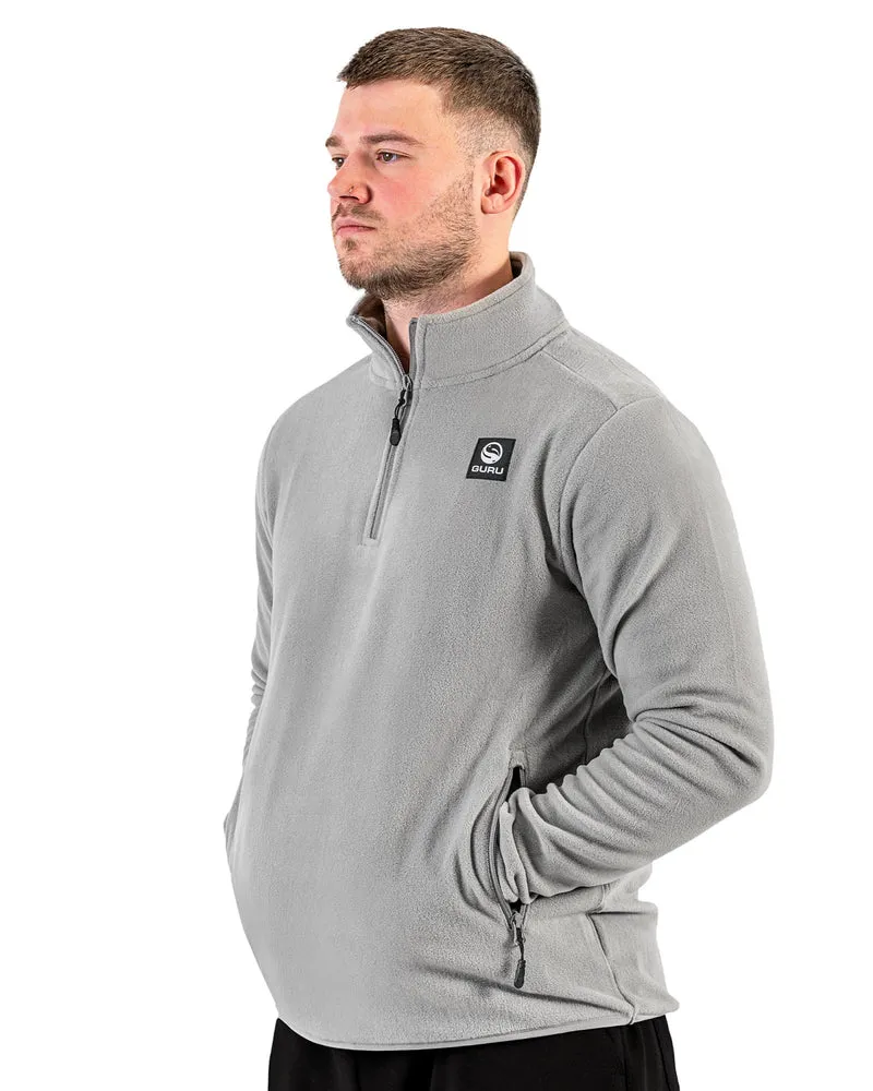 Zip Fleece Grey – Fleecetrui