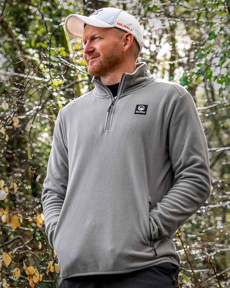 Zip Fleece Grey – Fleecetrui