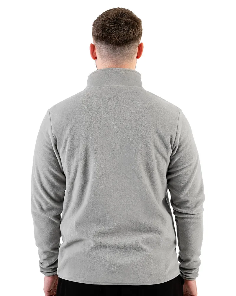 Zip Fleece Grey – Fleecetrui
