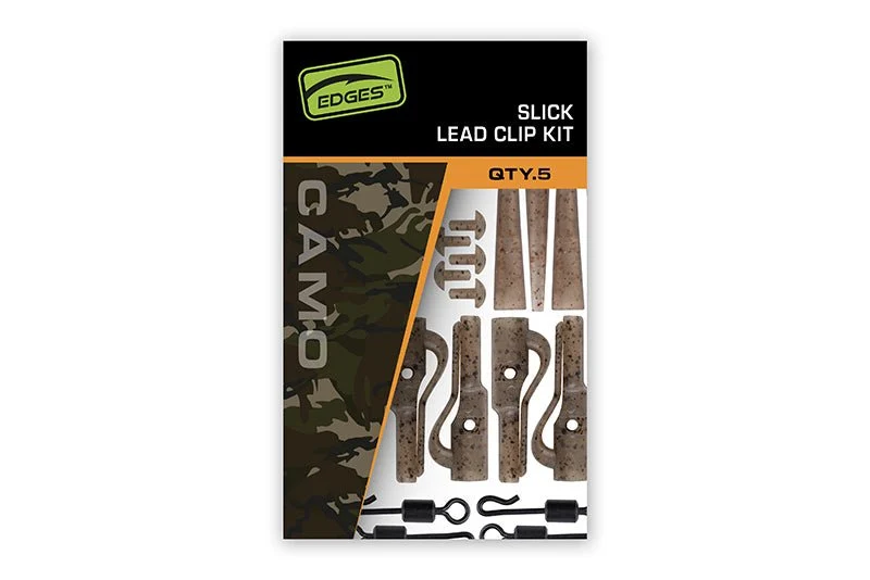 Set Lead Clip Fox Edges Slick Camouflage