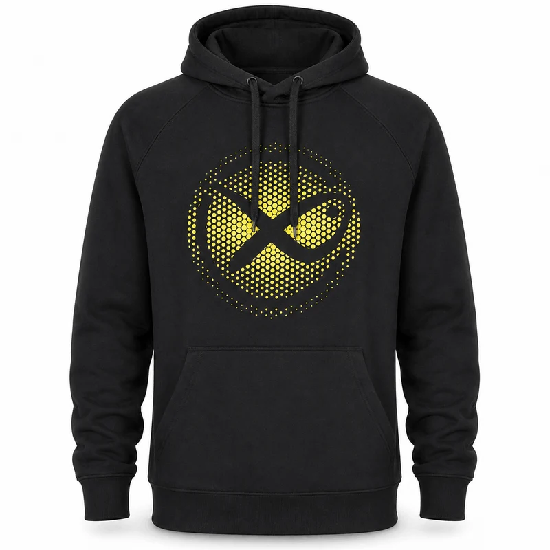 Fade Logo Hoody - Black/lime – Hoodie