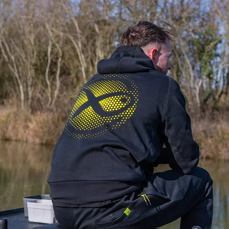 Fade Logo Hoody - Black/lime – Hoodie
