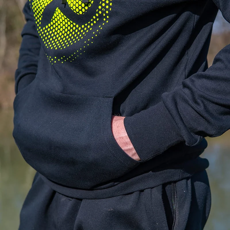 Fade Logo Hoody - Black/lime – Hoodie