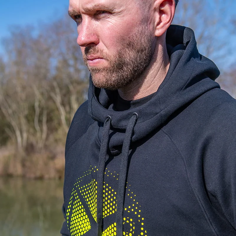 Fade Logo Hoody - Black/lime – Hoodie
