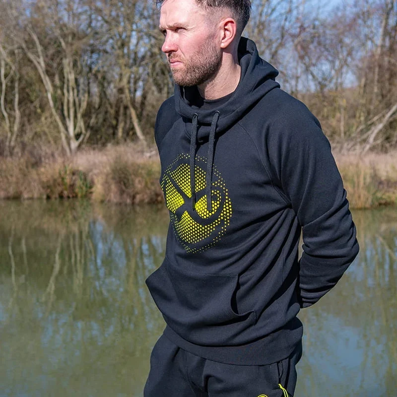 Fade Logo Hoody - Black/lime – Hoodie