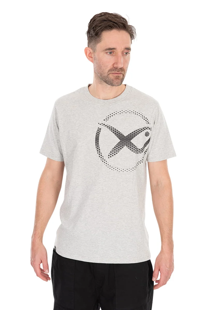 Mesh Logo T-shirt - Grey – T-shirt