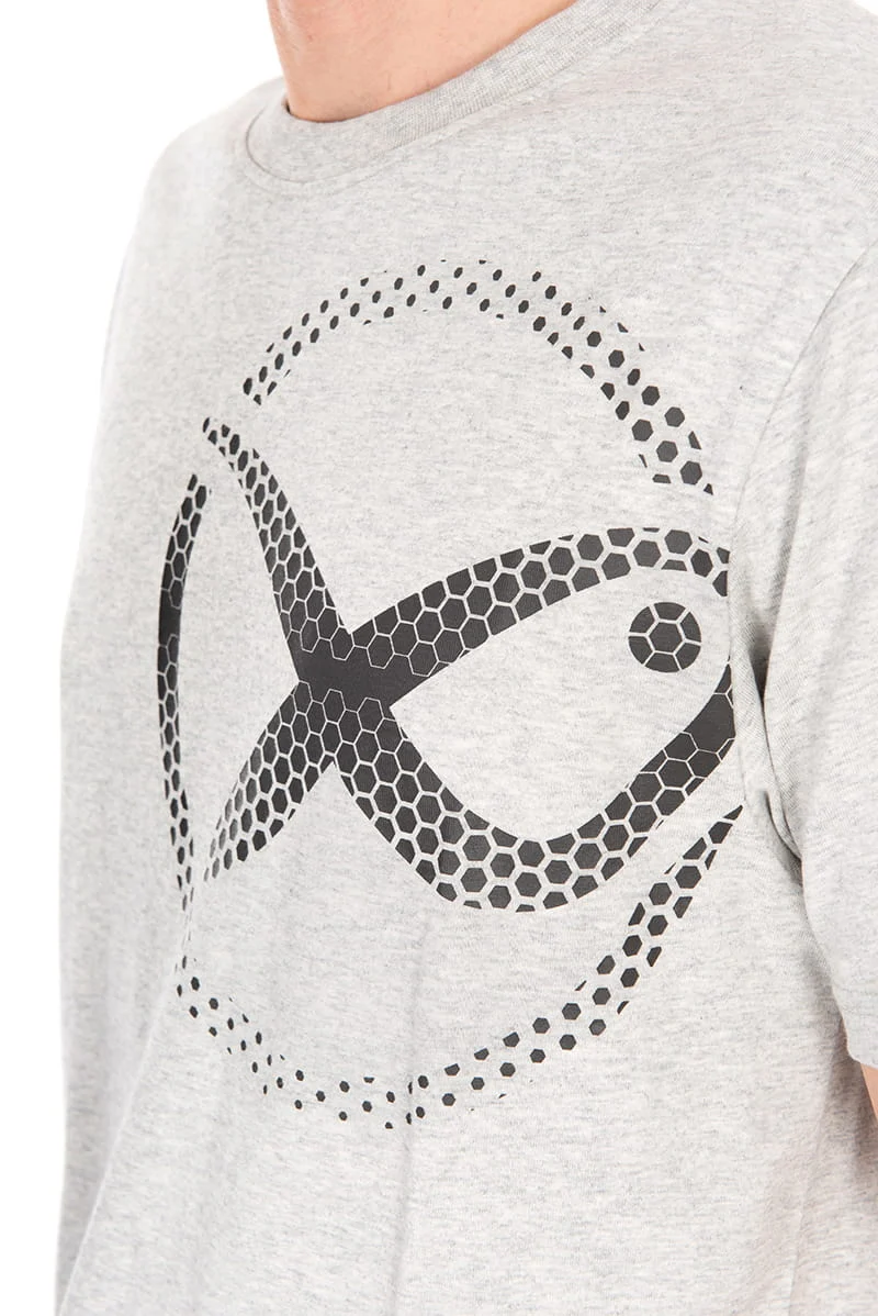 Mesh Logo T-shirt - Grey – T-shirt