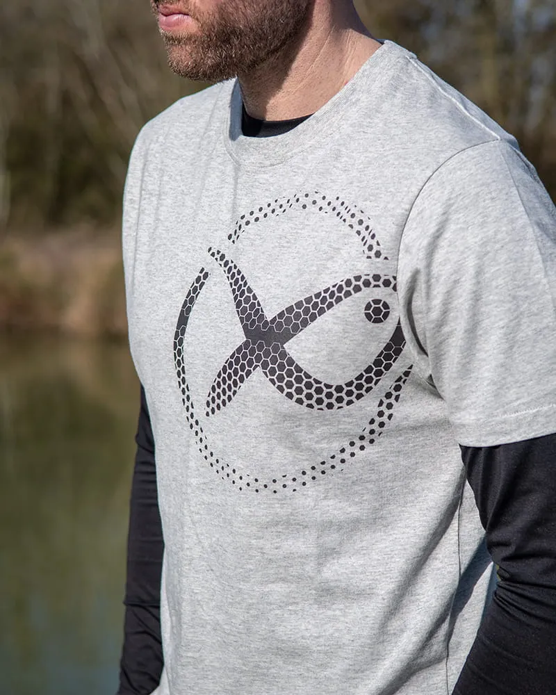 Mesh Logo T-shirt - Grey – T-shirt