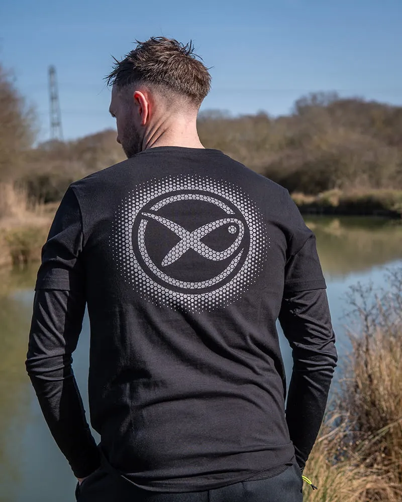 Fade Logo T-shirt - Black/grey – T-shirt