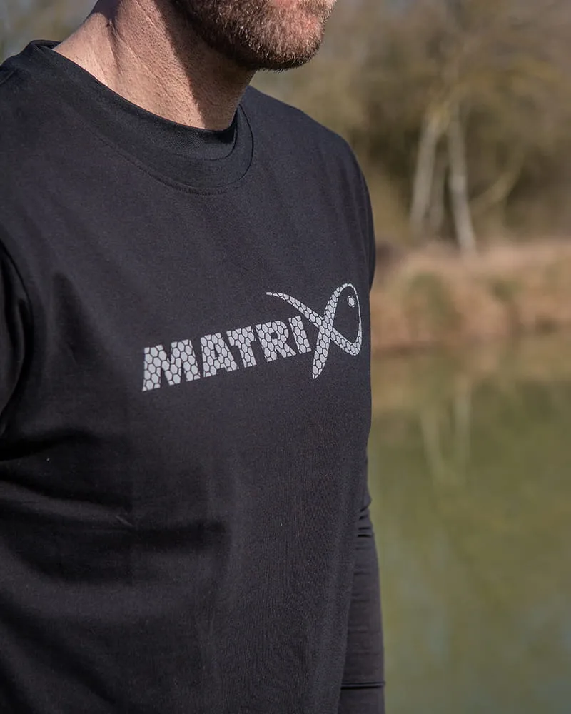 Fade Logo T-shirt - Black/grey – T-shirt