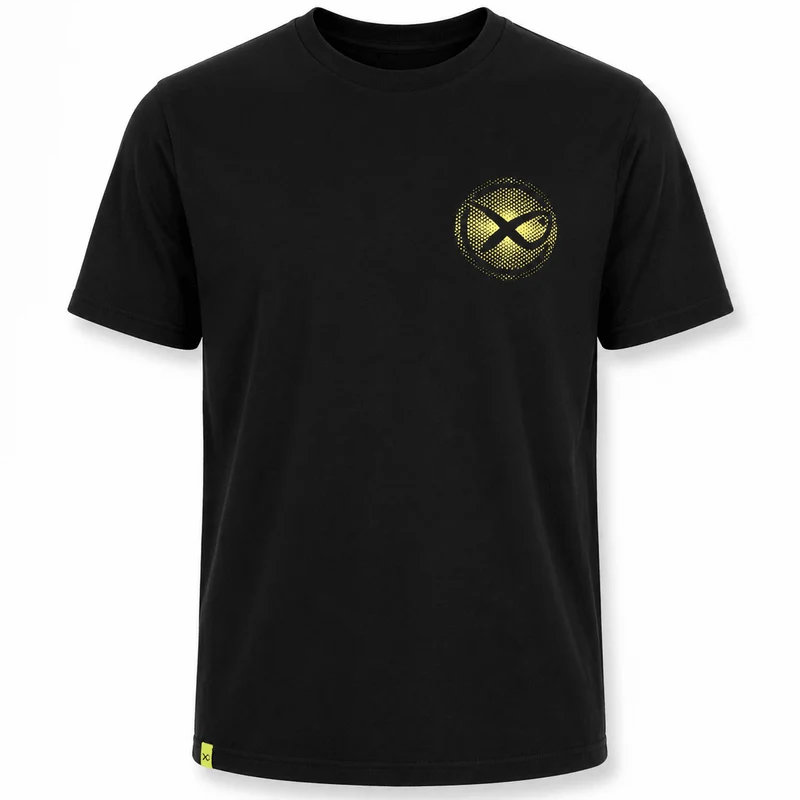 Fade Logo T-shirt - Black/lime – T-shirt