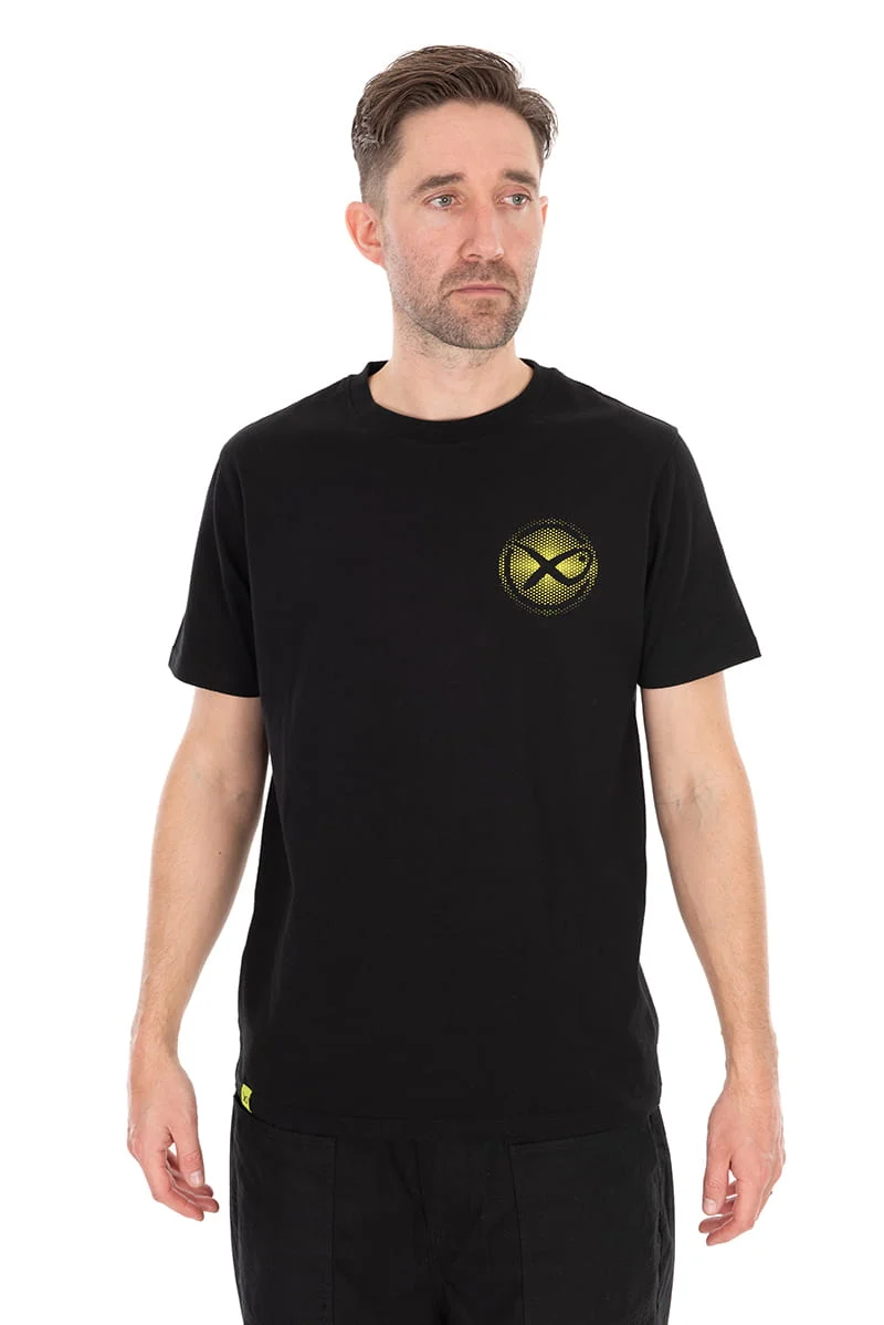 Fade Logo T-shirt - Black/lime – T-shirt