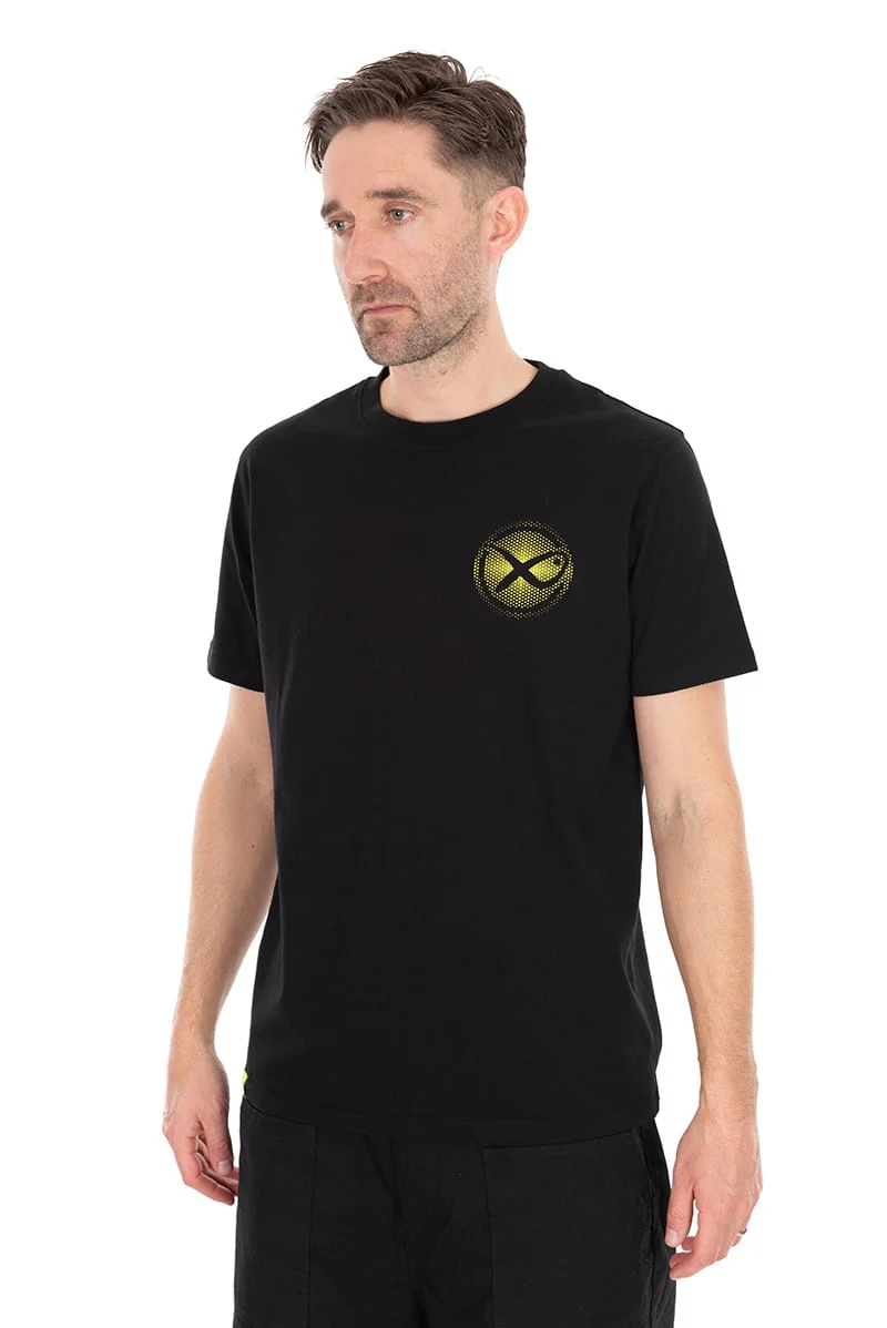 Fade Logo T-shirt - Black/lime – T-shirt
