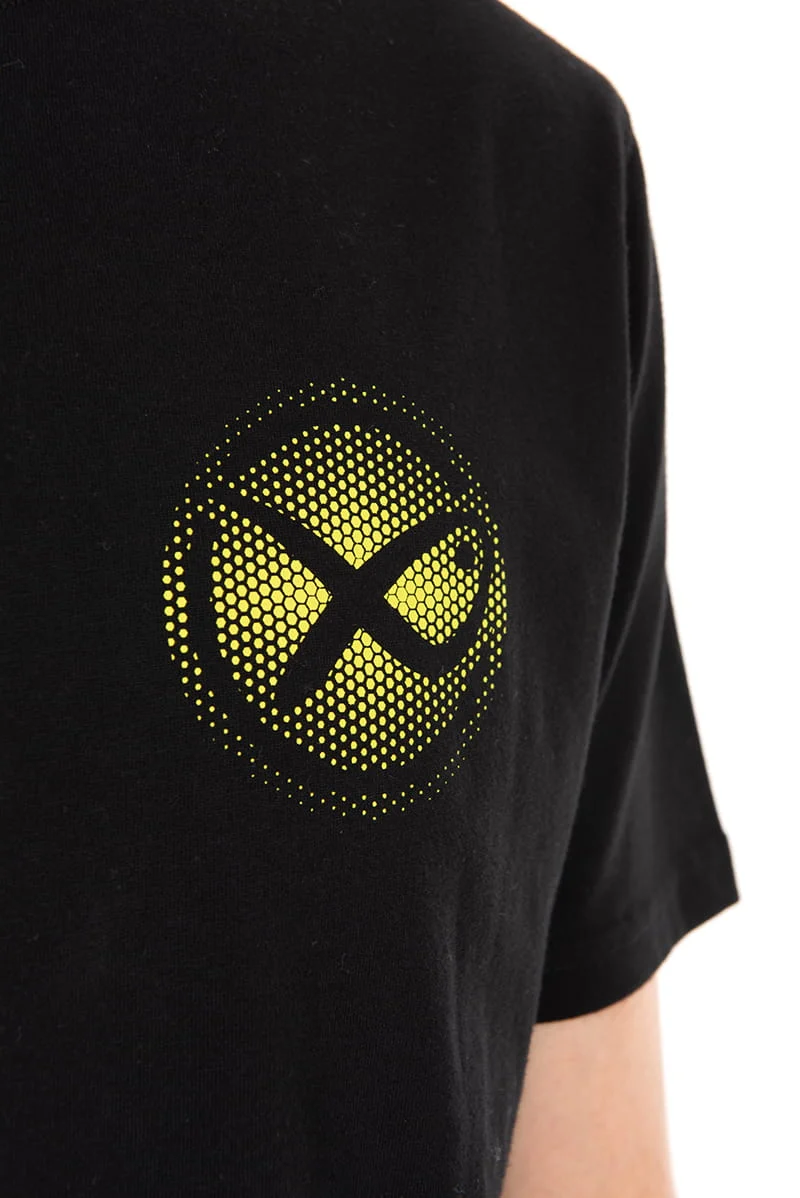 Fade Logo T-shirt - Black/lime – T-shirt