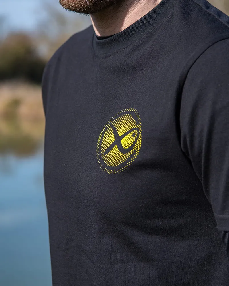 Fade Logo T-shirt - Black/lime – T-shirt