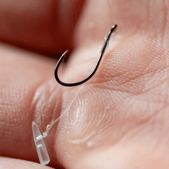 Natural N-30 Barbed Eyed – Haak met Oog en met Weerhaak