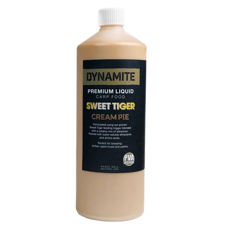 Liquide Dynamite Baits CF Sweet Tiger Cream Pie 1000 ml