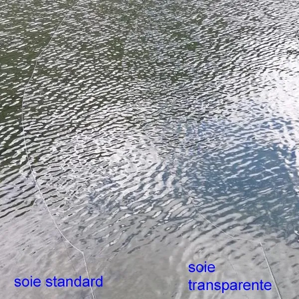 Soies transparentes lacs de montagne