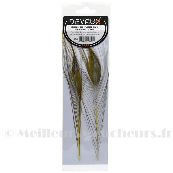 Quill de paon ébarbé Devaux