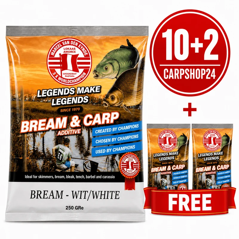 Bream White 250g – Brasem Wit Poederadditief 🎁 10+2