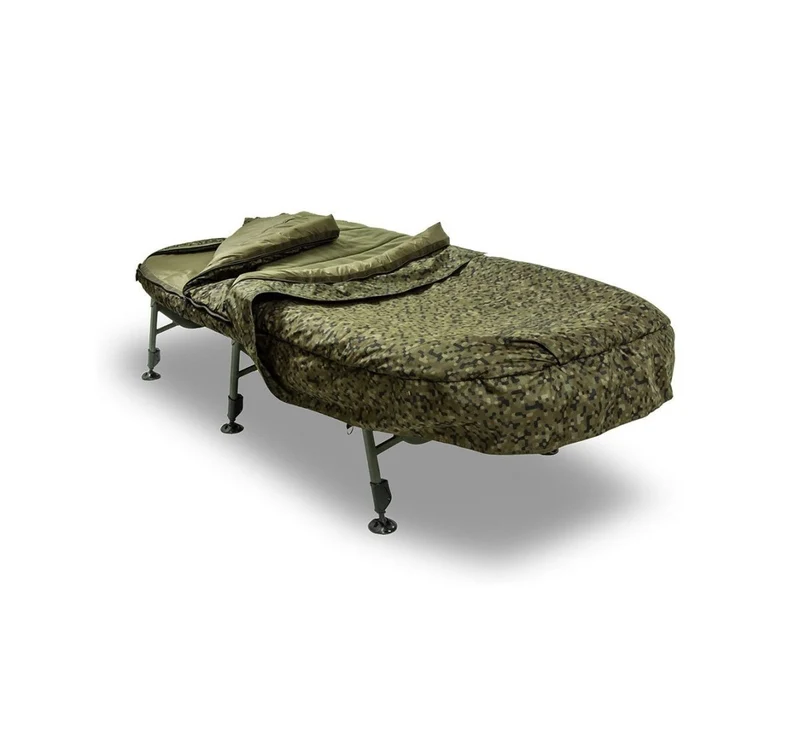 Bed Chair avec sac de couchage Solar SP C-Tech Memory Foam Sleep Systems MKII - Wide
