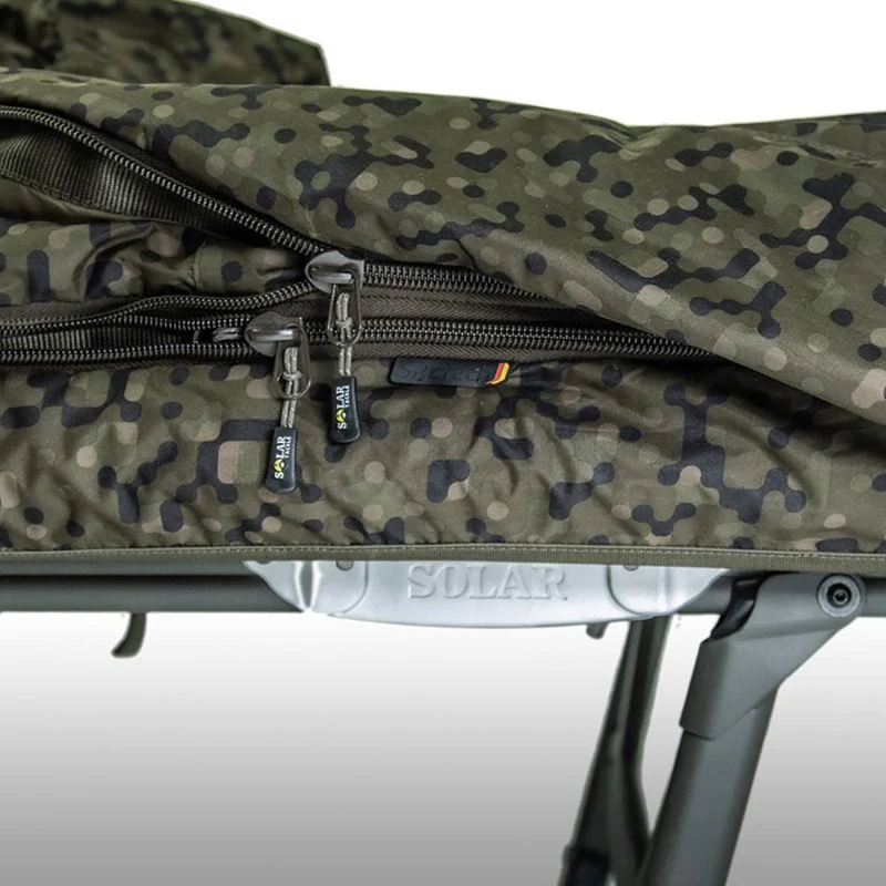 Bed Chair avec sac de couchage Solar SP C-Tech Memory Foam Sleep Systems MKII - Wide