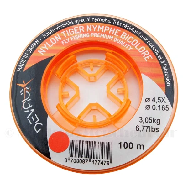 Nylon nymphe bicolore Devaux Tiger 100m
