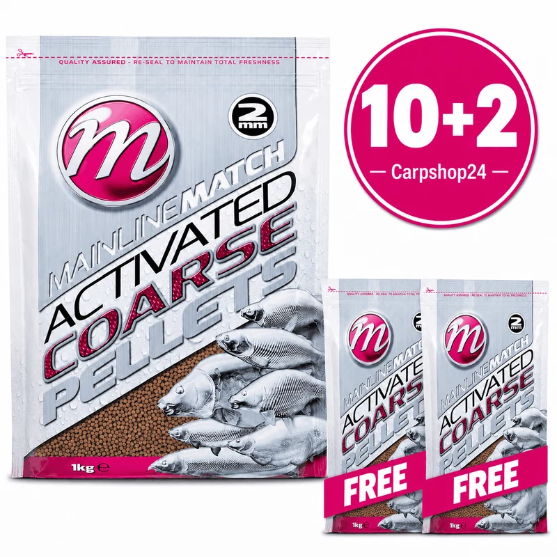 Match Activated Coarse 1kg – Pellets 🎁 10+2