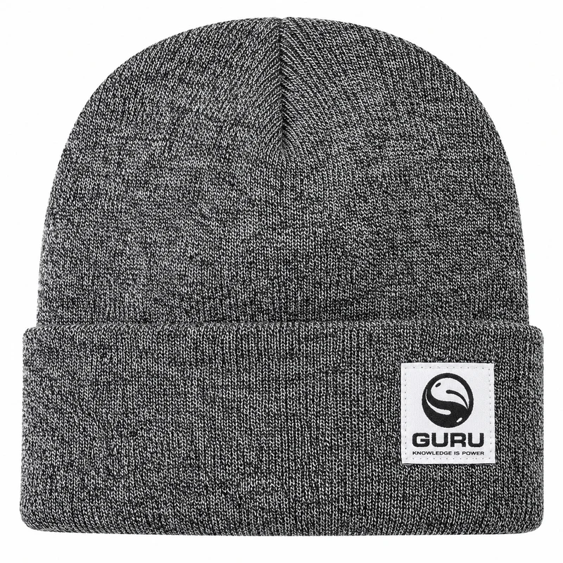 Grey Patch Beanie – Muts - 🎁