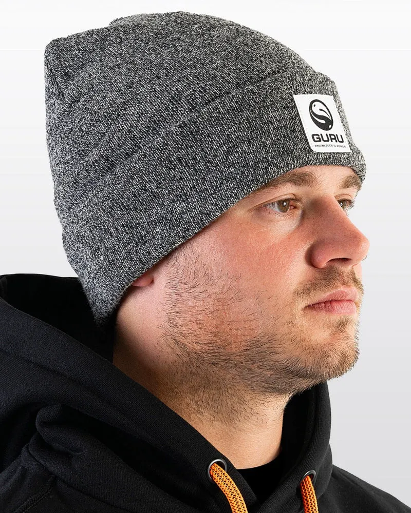 Grey Patch Beanie – Muts - 🎁