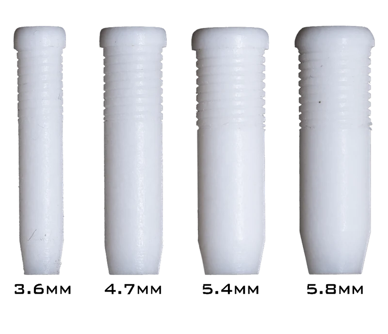Push Fit Internal Bushes – Interne Bussen voor Hengeltop (2 Stuks)