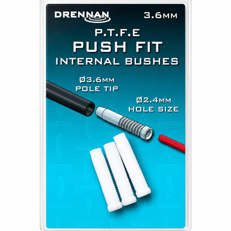 Push Fit Internal Bushes – Interne Bussen voor Hengeltop (2 Stuks)