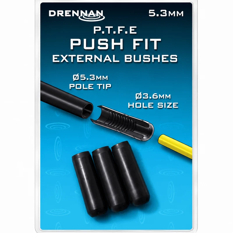 Push Fit External Bushes – Externe Bussen voor Hengeltop (2 Stuks) 💰