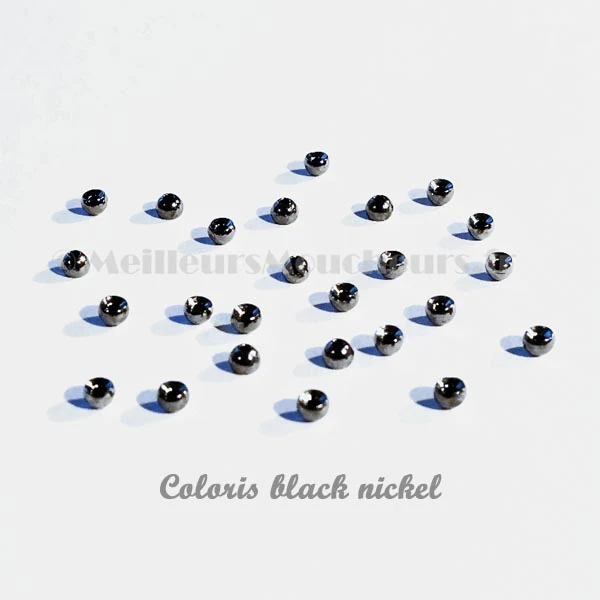 Billes tungstène coloris Noir brillant (black nickel)