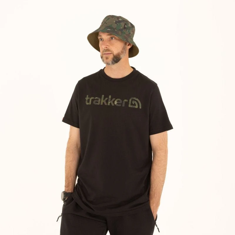T-shirt Trakker Logo CR noir