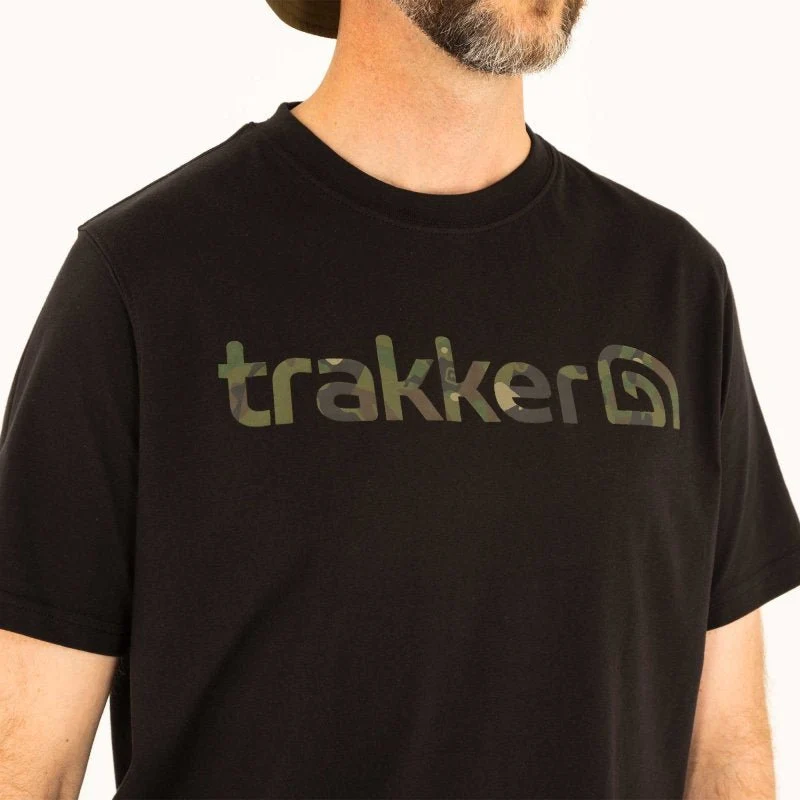 T-shirt Trakker Logo CR noir
