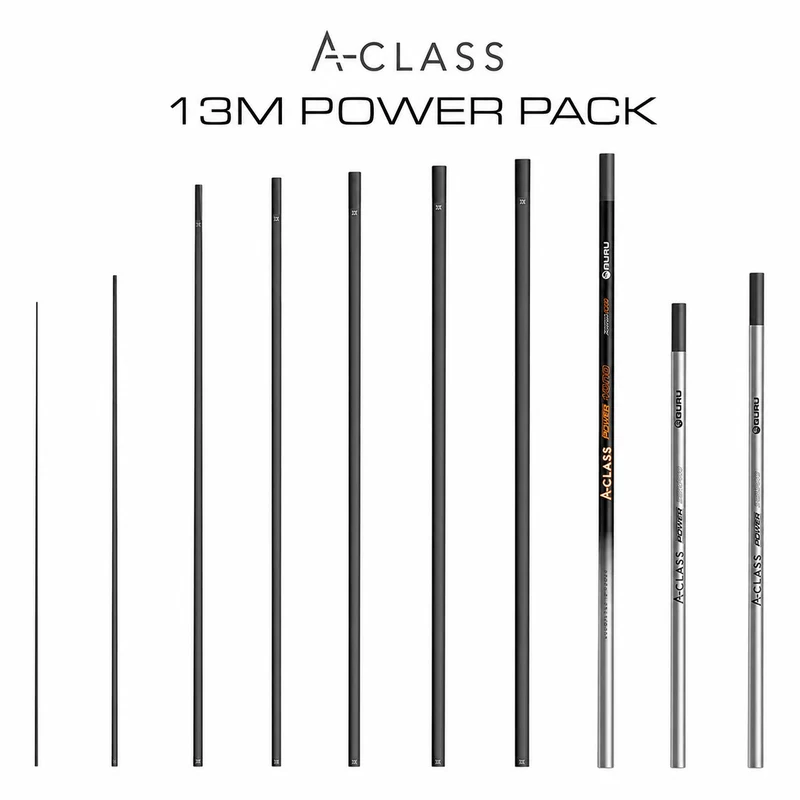 A-Class 13m POWER POLE PACK – Pakket voor Vaste Hengel - Op Bestelling