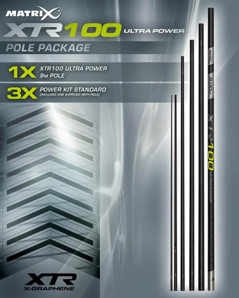 XTR100 Ultra Power 9.0m Package – Pakket voor Vaste Hengel 🎁