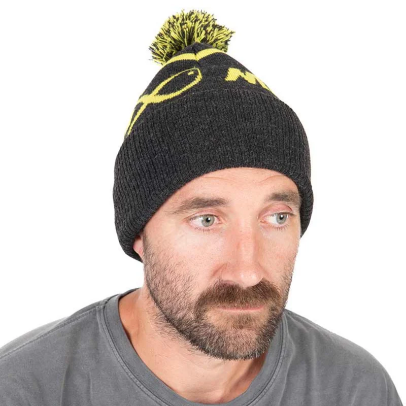 Lime & Grey Bobble Hat – Muts -