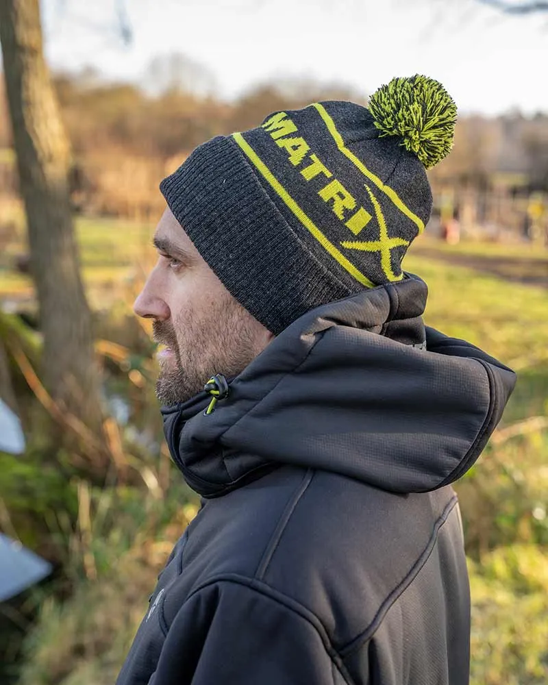 Lime & Grey Bobble Hat – Muts -