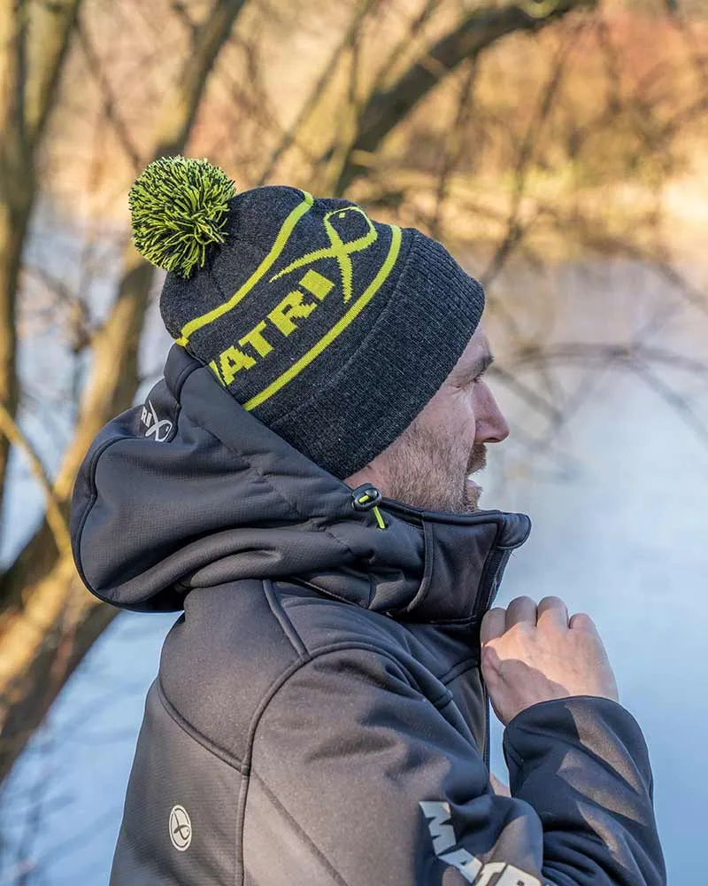 Lime & Grey Bobble Hat – Muts -